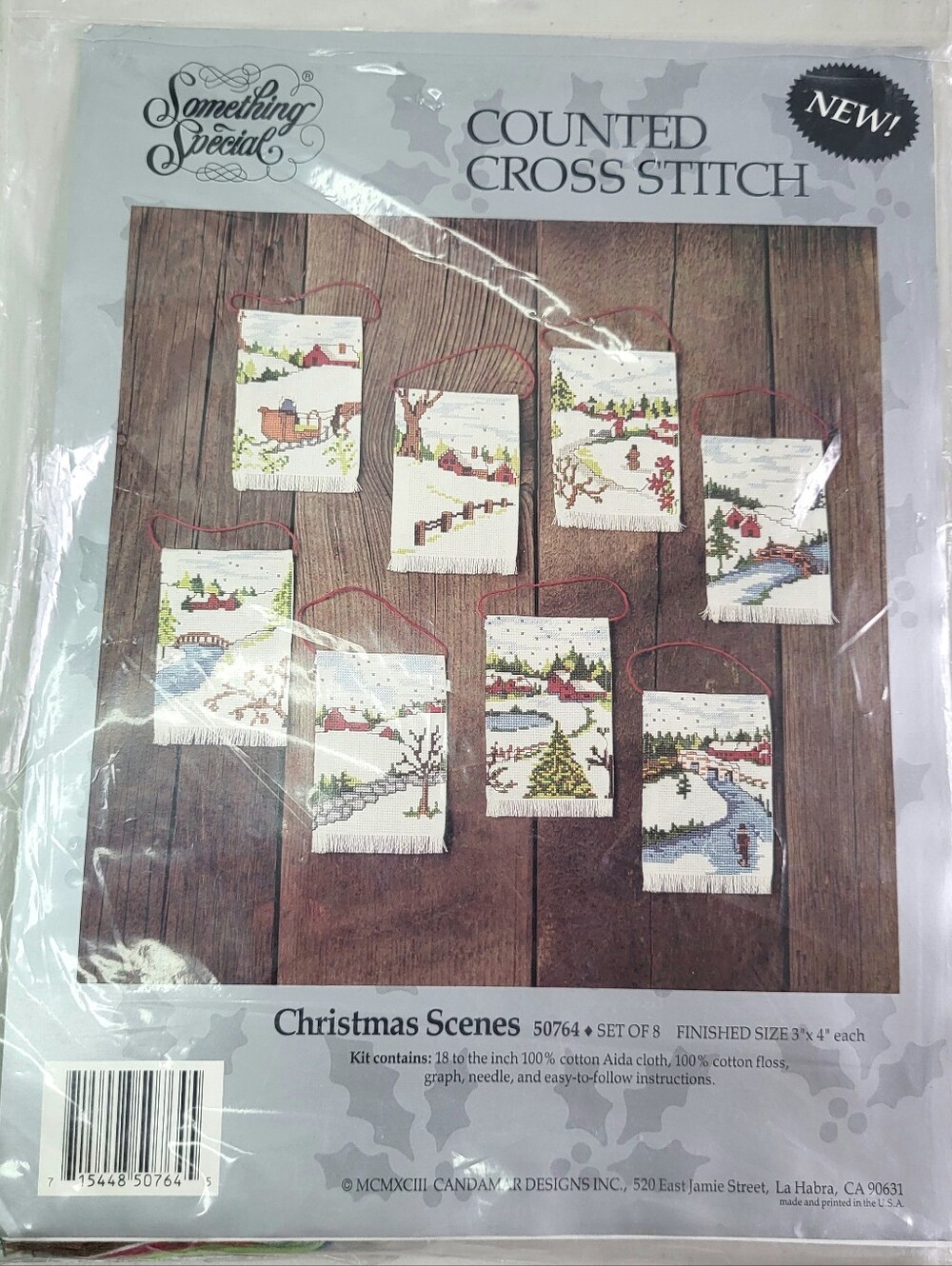 Candamar Designs Counted Cross Stitch #50764 Christmas Scenes Something Special